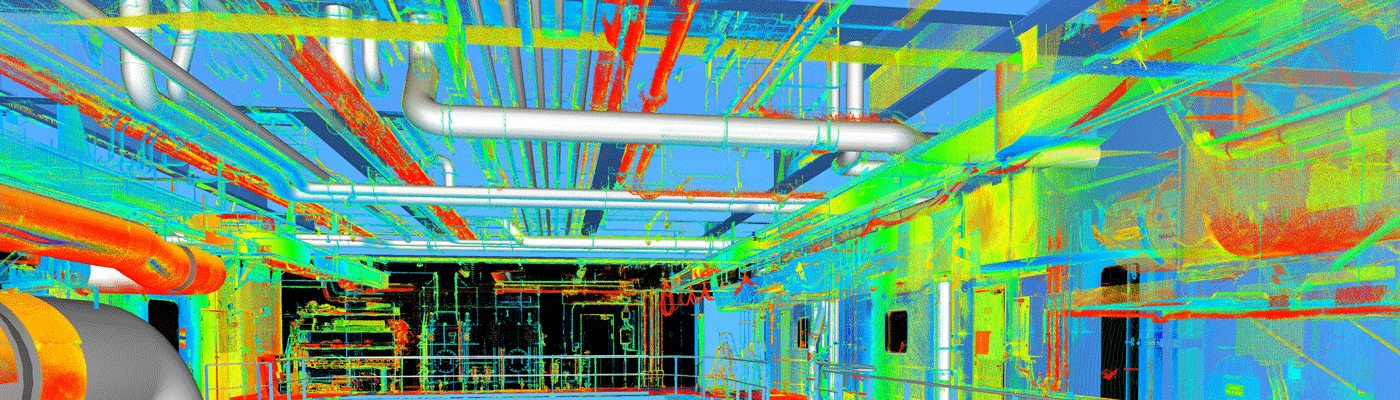 Laserscanning Modell Punktwolke