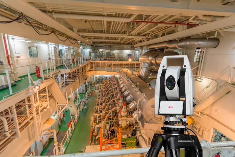 Lasertracking Schiffbau